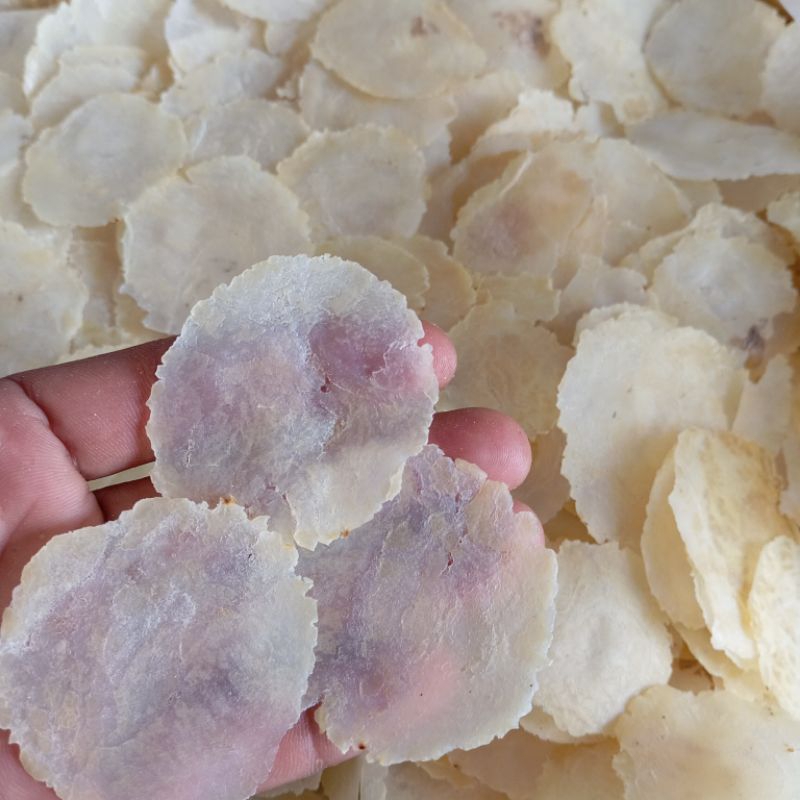 

Emping biji satu setengah kering berat 1kg