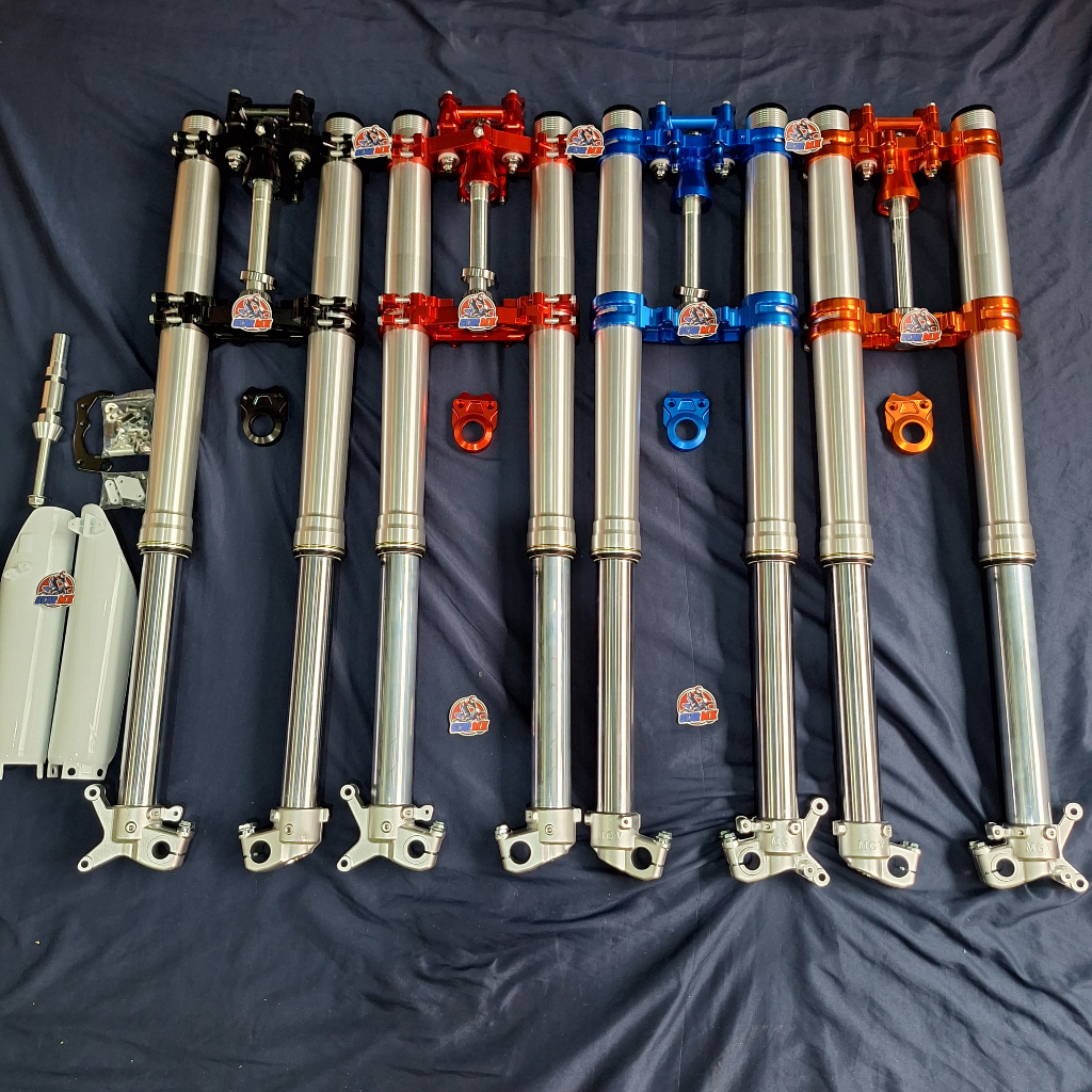 Shock USD Realjump Upside down MGV KLX 150 PNP kunci kontak Model HT