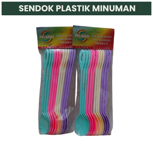 Sendok Plastik Minuman Panjang