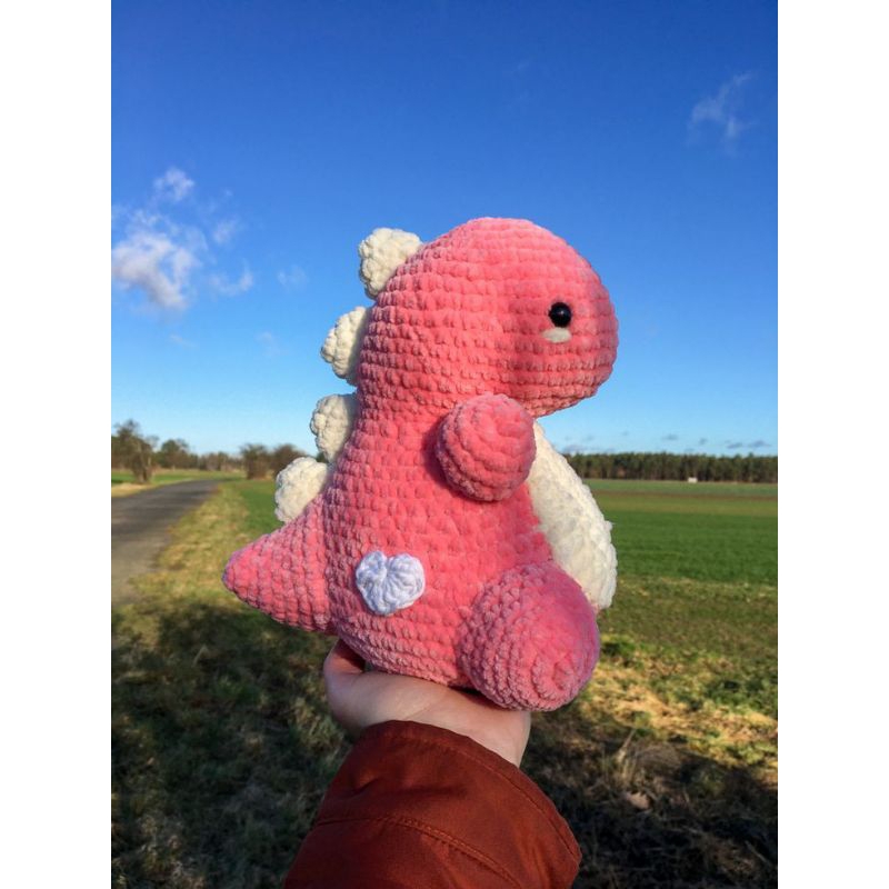 amigurumi dinosaurus boneka dino