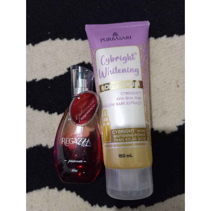 paket hemat regazza parfum & Purbasari body serum