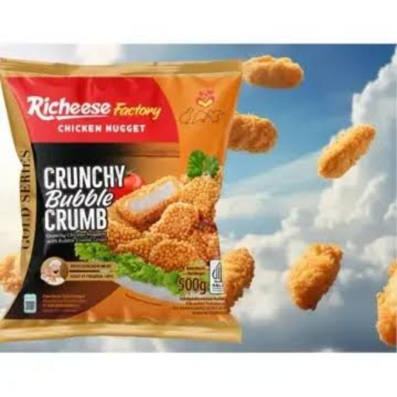 

richeese naget crunchy bubble crumb 500gr