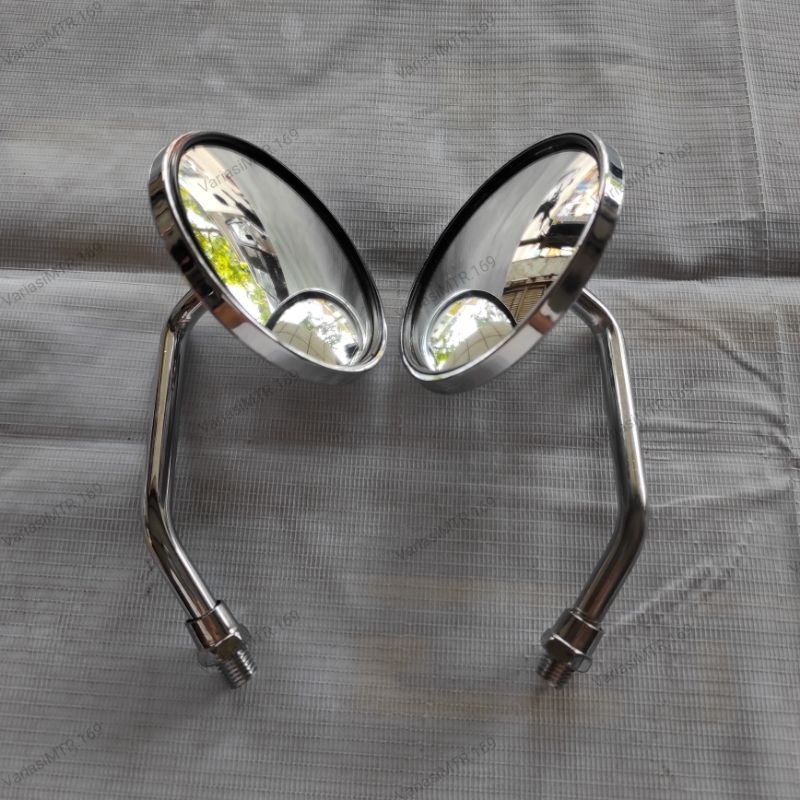 Chrome / Spion bulat / spion motor / spion buat honda / spion bulat yamaha / spion motor / spion cla