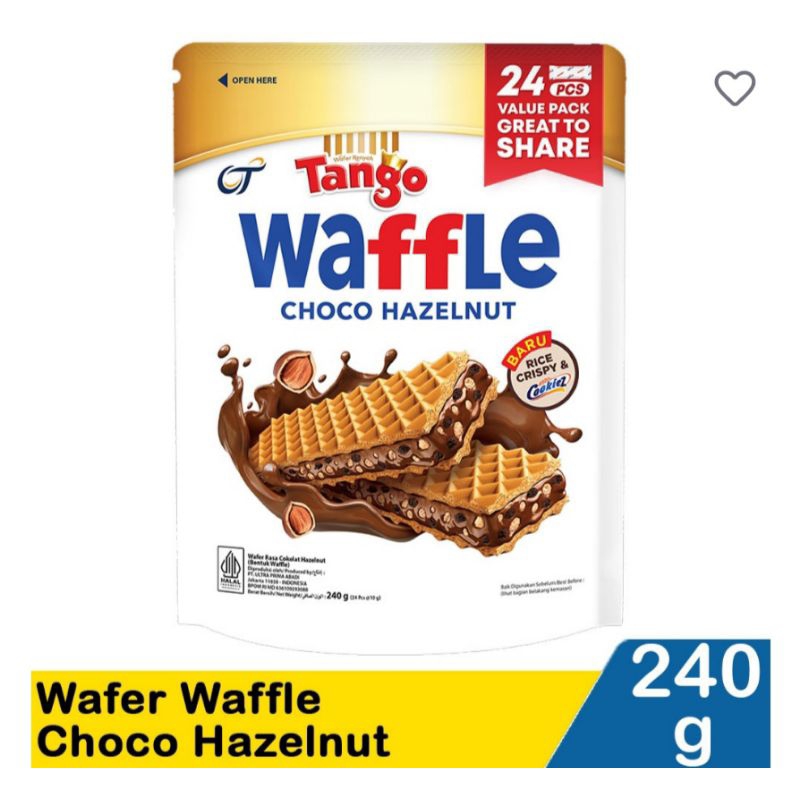 

tango waffle choco hazelnut 240g (24gX10g)
