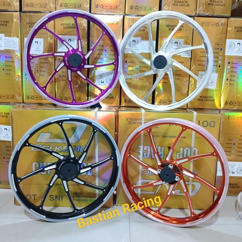VELG RACING ORIGINAL DELKEVIC DND M8 RING 17 17X160 17X140 VARIO 125 VARIO 150 MIO SPORTY MIO J MIO 