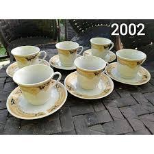 Cangkir Set Murah 6 in 1 Cangkir Keramik Gelas Kopi Keramik Cangkir Kopi BATAM