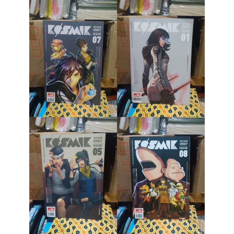 Komik kosmik second orbit issue 1,5,7,8 / Komik kosmik second orbit issue vol 1,5,7,8