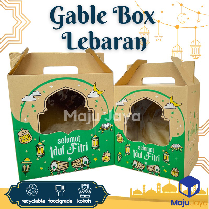 

Gable Box Parcel Lebaran Motif Idul Fitri / Box Tenteng Parcel M L 25x20x30 35x20x35 Motif Edisi Lebaran Bedug / Box Jinjing Lebaran / Dus Parcel Hampers Lebaran / Dus Hampers Besar Jinjing Lebaran
