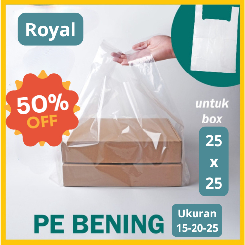 Kantong Plastik Bening Royal Pe Bening 250gr Kantong Kresek Bening Transparan Plastik Pe Bening