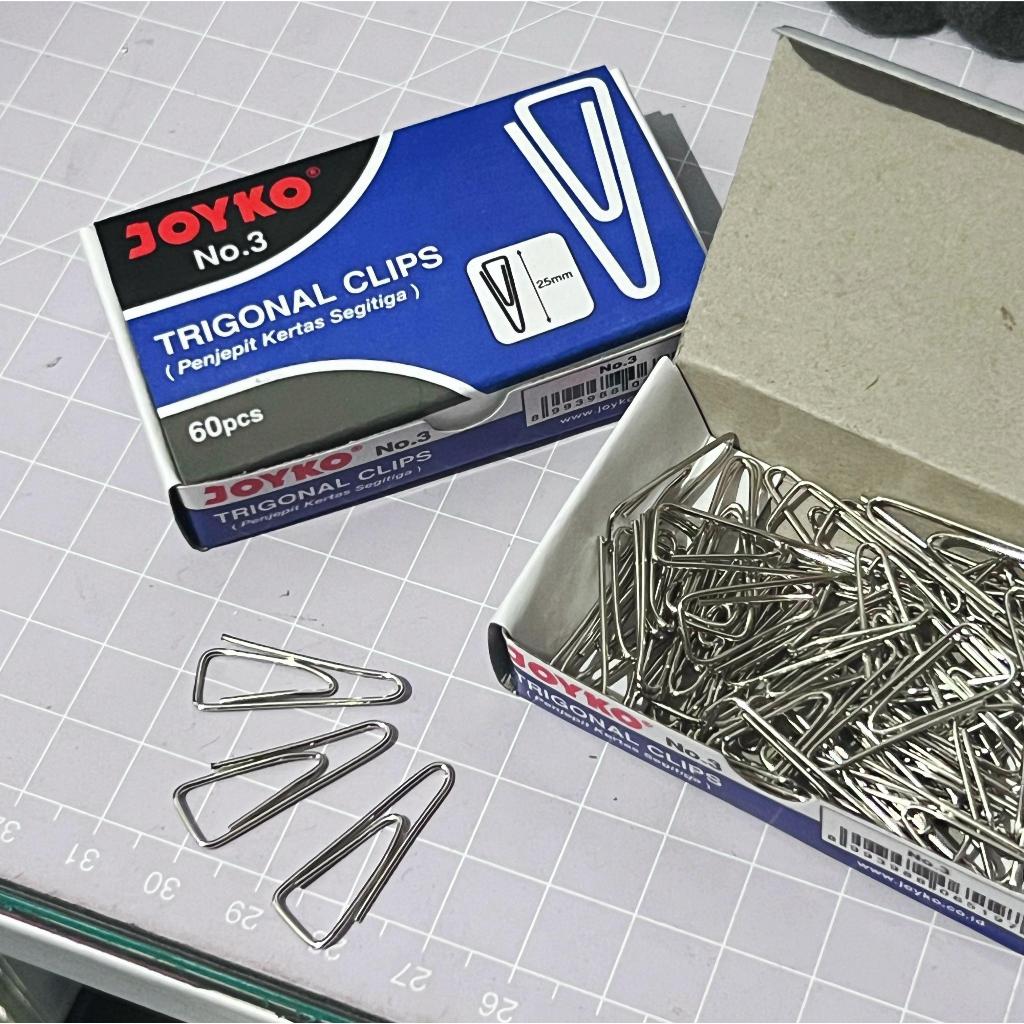 

(NO 3 - JOYKO) Paper Clip / Penjepit Kertas Trigonal (KLIP KERTAS)