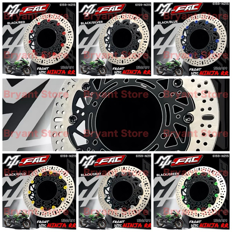 PIRINGAN DEPAN CAKRAM MUFAC 320MM NINJA RR NINJA 250 KARBU NINJA 150 RR CNC FLOATING BRAKE DISK DISC