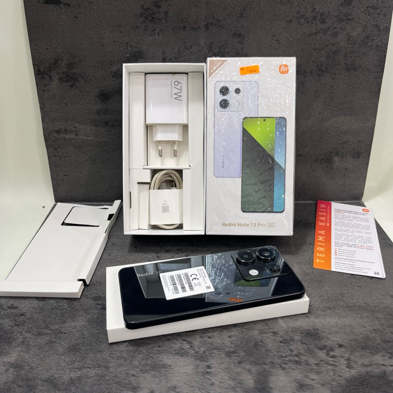 Redmi Note 13 Pro 5G 8/256gb Fullset Second Garansi Resmi