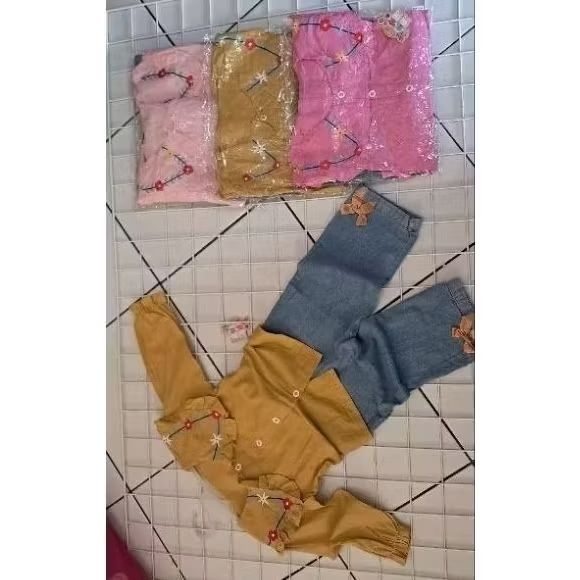 set kulot jeans import
