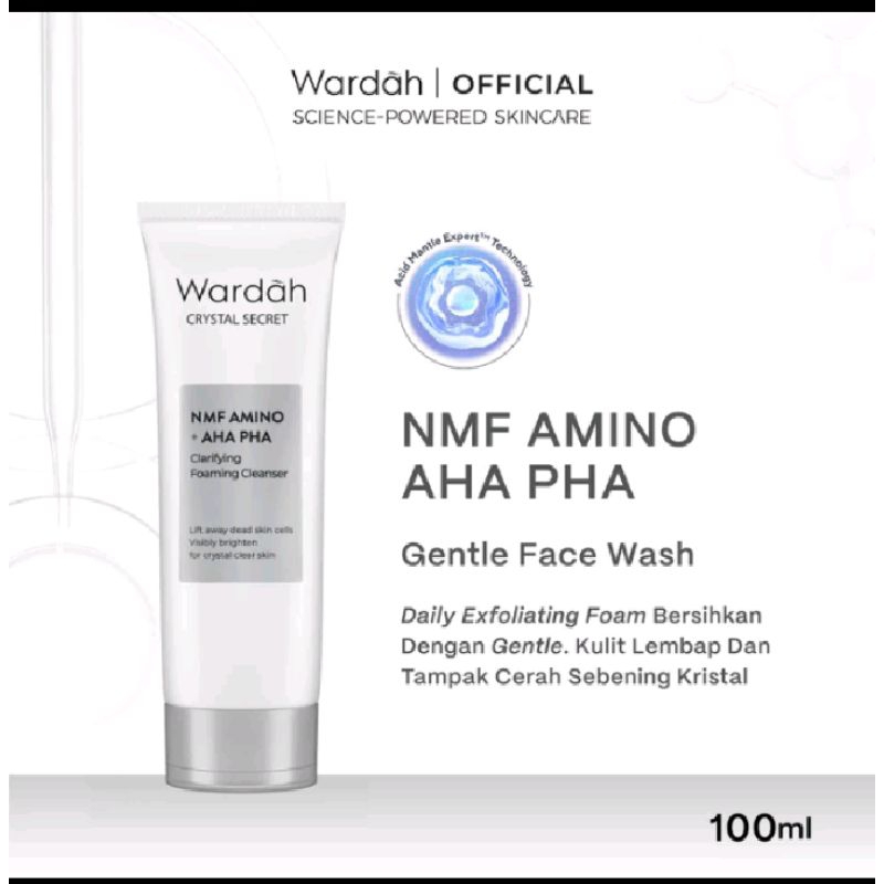 Wardah Crystal Secret Foaming Cleanser / Sabun Muka