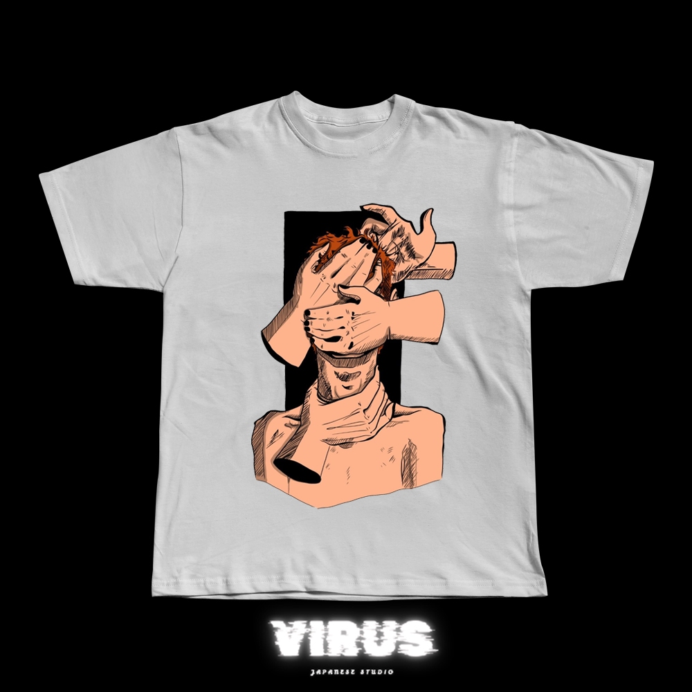 Kaos Anime Japanese Art Silenced Streetwear Unisex