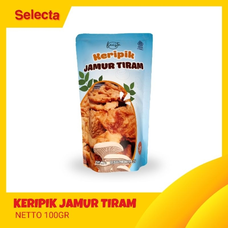 

Jamur Tiram Krispi 100gr [ LARISTA ] - Camilan Keripik Jamur