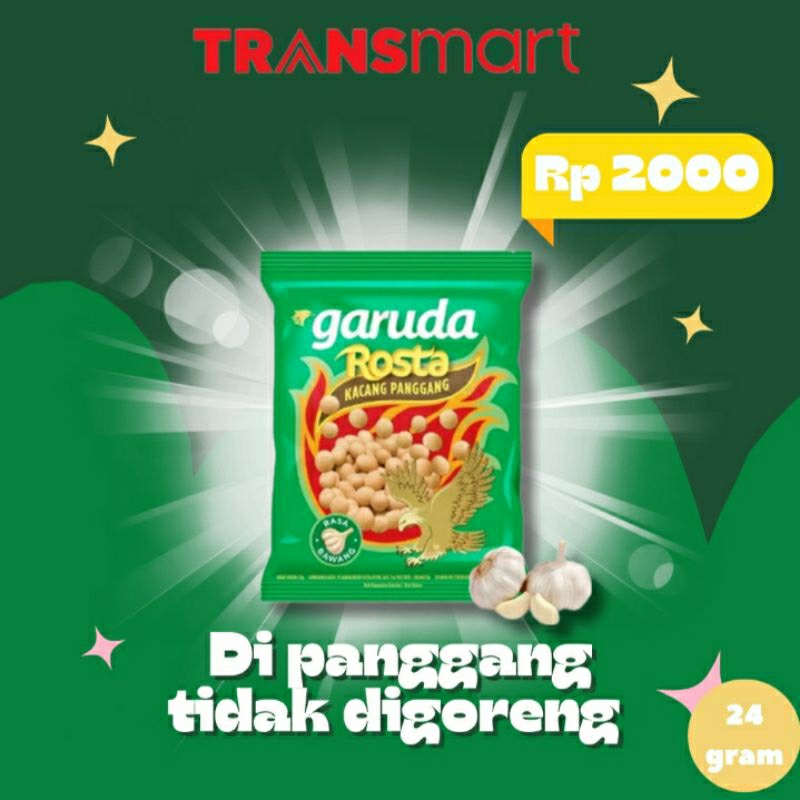 

garuda Rosta kacang panggang rasa bawang