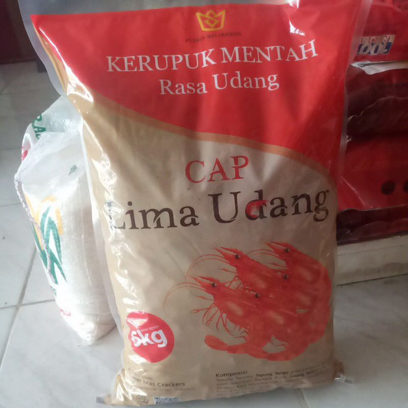 

Kerupuk Mentah Cap Lima Udang 5kg
