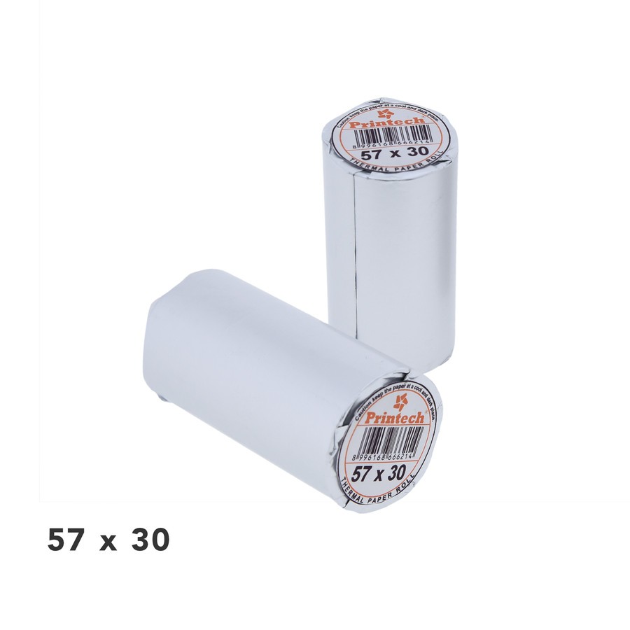 

Printech Kertas Thermal Paper Kasir POS 57x30mm Isi 10 Roll