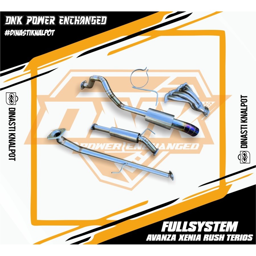KNALPOT MOBIL AVANZA XENIA RUSH TERIOS FULLSYSTEM