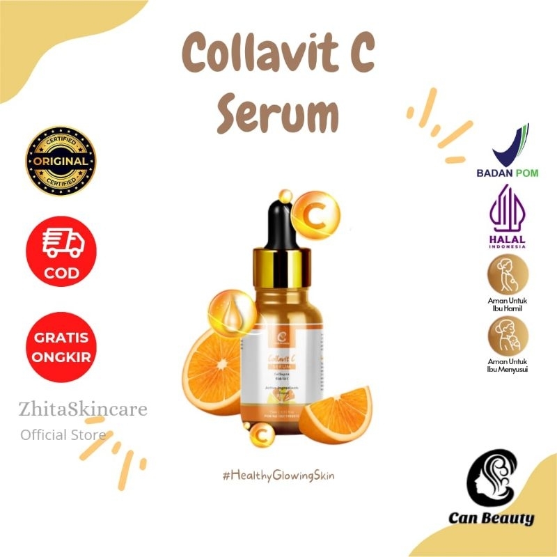 SERUM COLLAGEN CAN BEAUTY/ SERUM PEMUTIH CAN BEAUTY/serum collavit collagen/collavit C serum collage