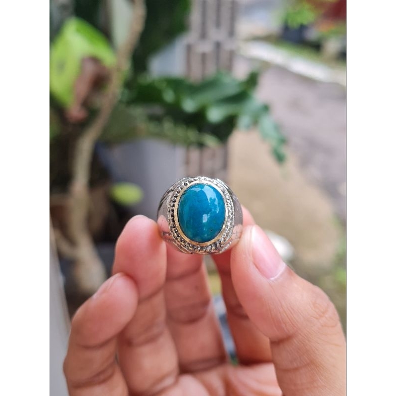 CINCIN BATU BACAN DOKO MEJIKO 100% Material Bacan doko mejiko RING ALPAKA SUPER MEWAH