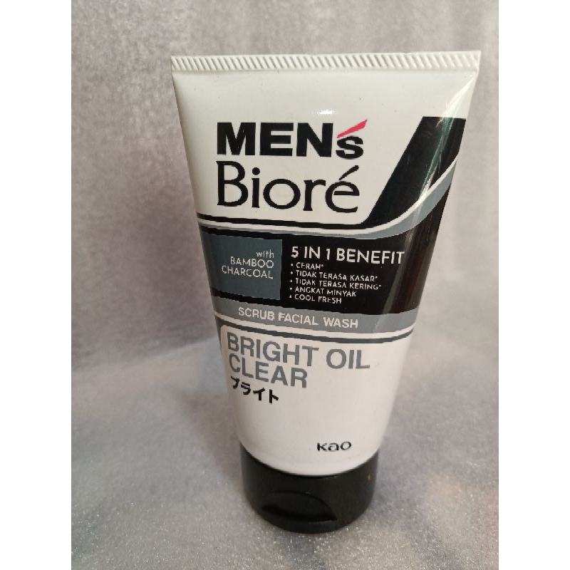 Biore mens bright oil clear