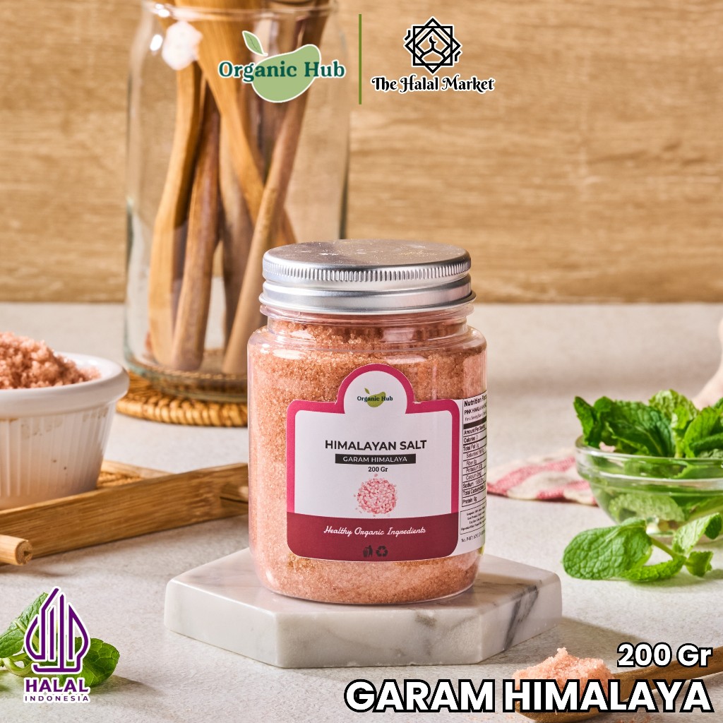 

Organic Hub Himalayan Salt Premium Organik 100% Original Pure Murni Garam Himalaya 110 gr