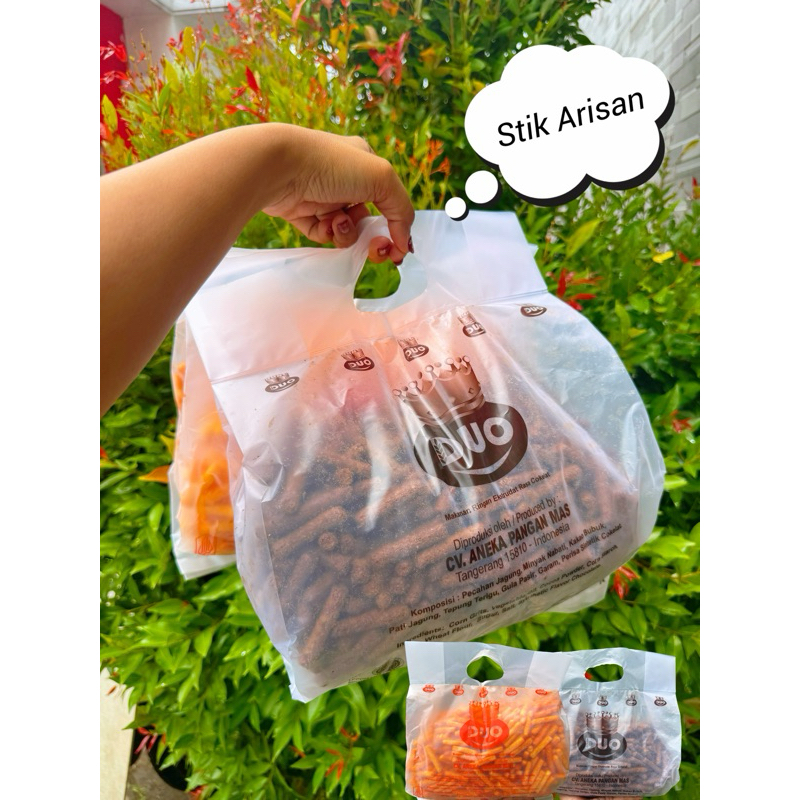 

Snack Duo Stik 500gr Rasa Coklat & Balado