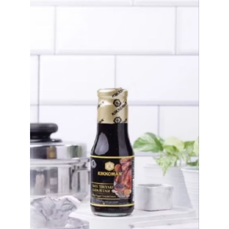 

Kikkoman Teriyaki Lada Hitam Sauce HALAL Botol 300 gr