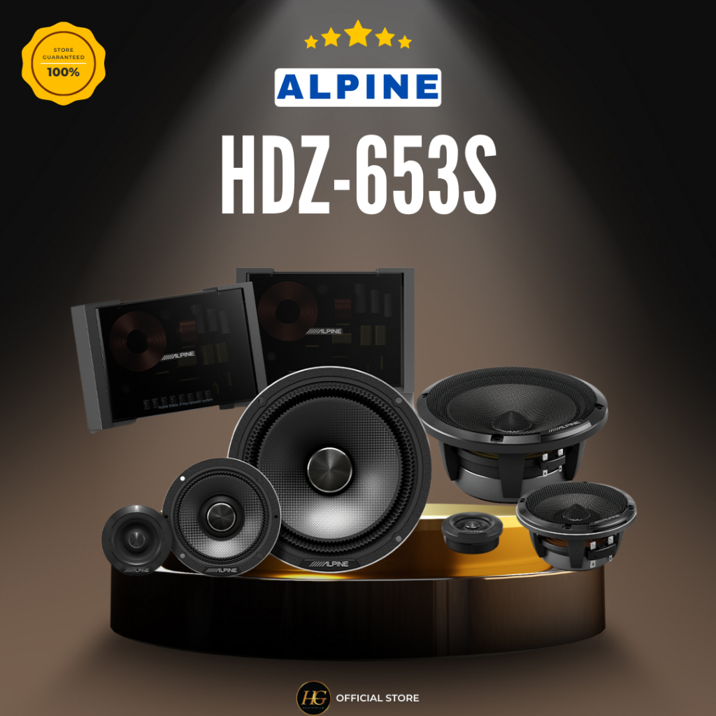 Speaker 3 way Split Alpine Status HDZ 653S