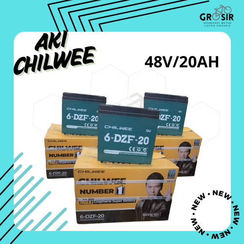 Aki Chilwee 6-DZF-20 Original 12V 20Ah GARANSI 1 BULAN