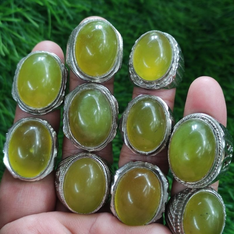 cincin batu akik sungai Dareh giok Aceh kristal