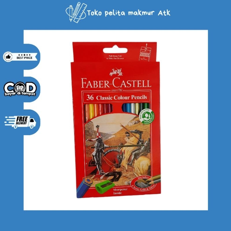

PENSIL WARNA FABER CASTELL 36 WARNA | CLASSIC COLOUR