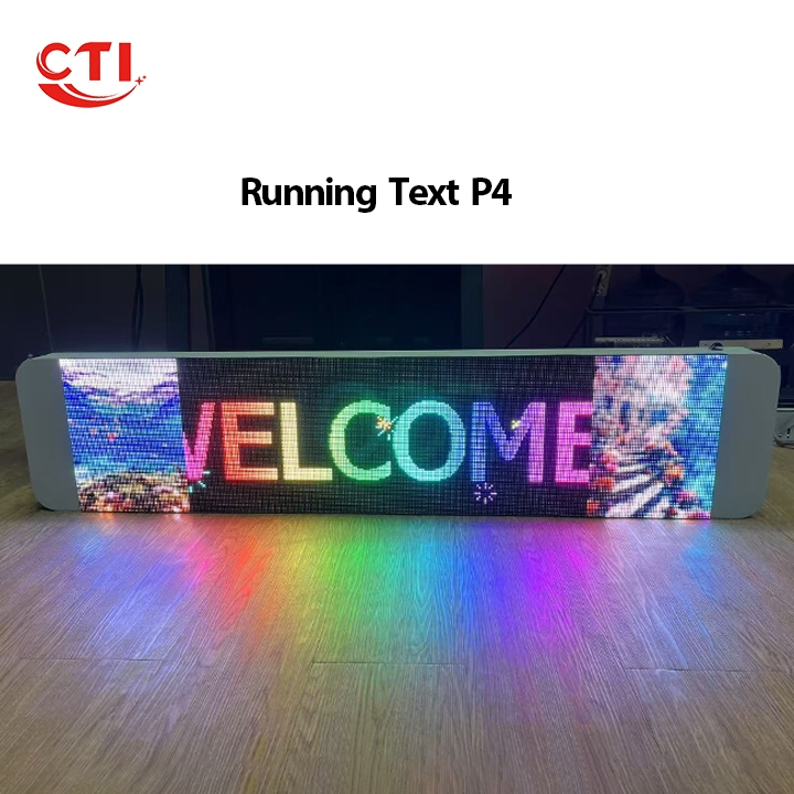 Running Text P4 Outdoor Full Color
