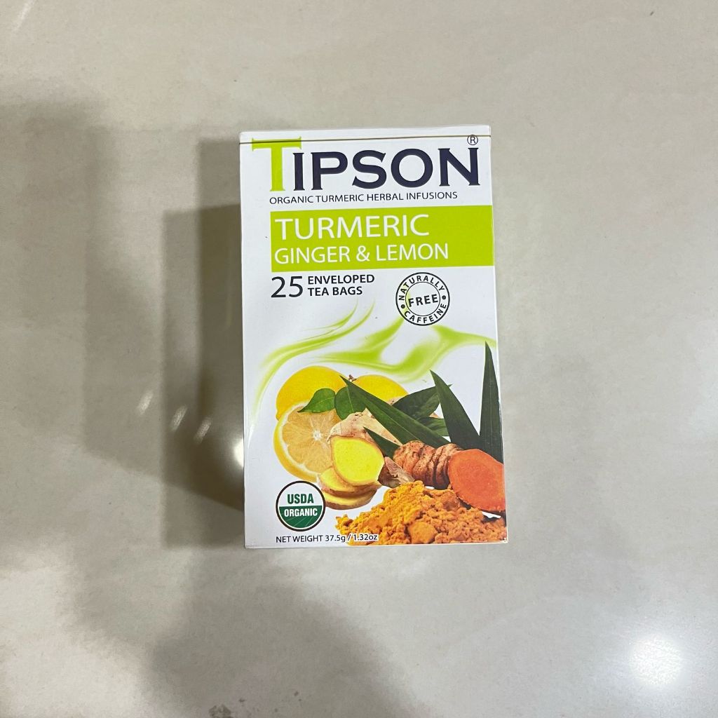 

Tipson Caffeine-Free Organic Turmeric Ginger & Lemon