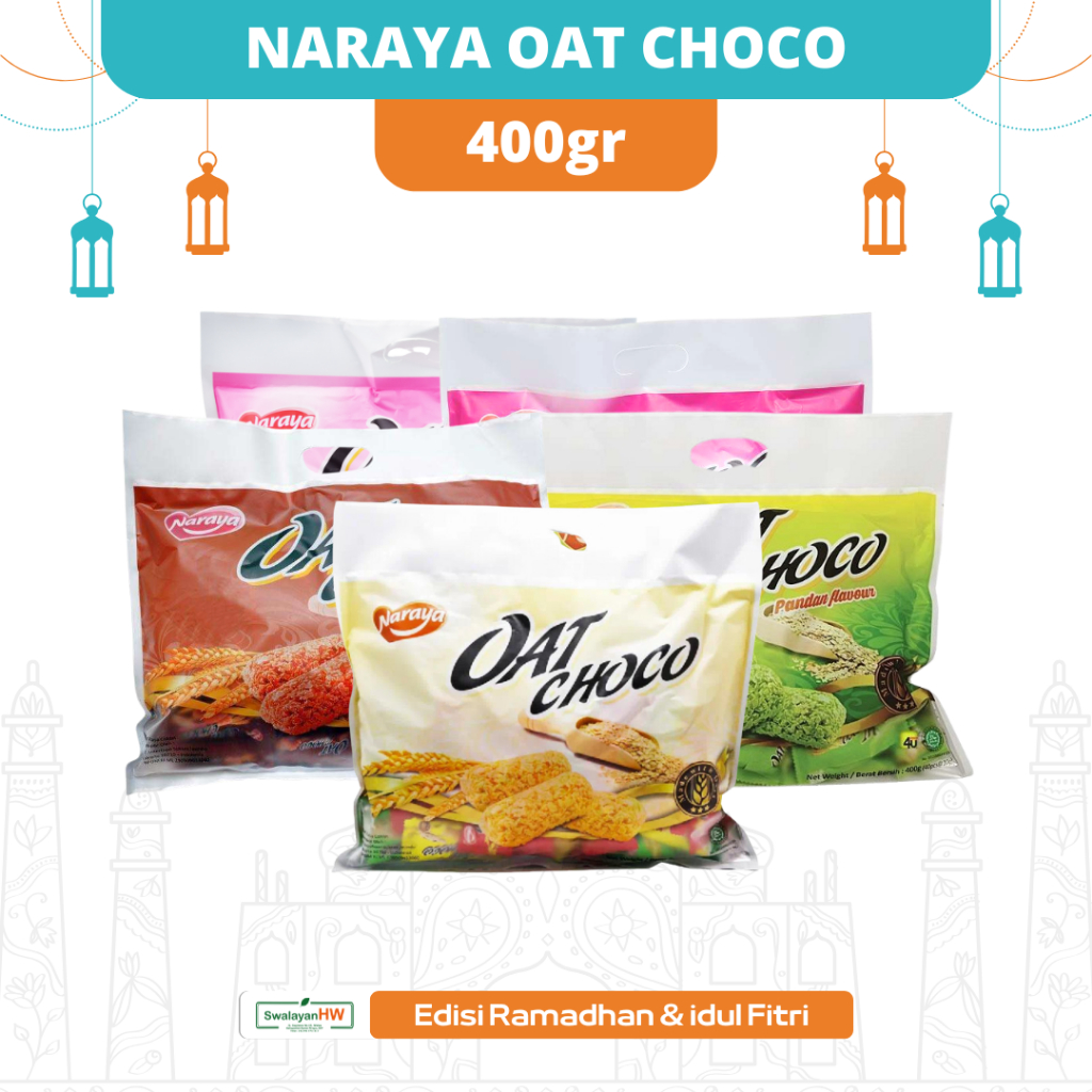 

NARAYA OAT CHOCO 400gr (-+40PCS X 10GR) I ED 26 02 2026