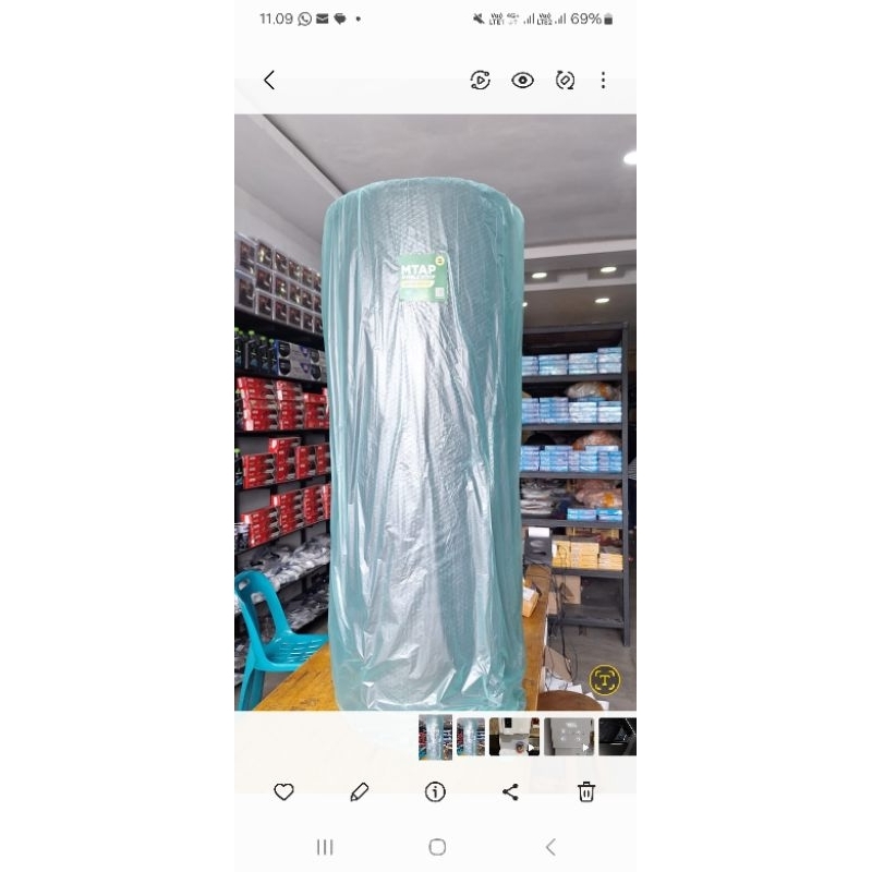 

BUBBLE WRAP MTAP 1 ROLL 125CM HITAM