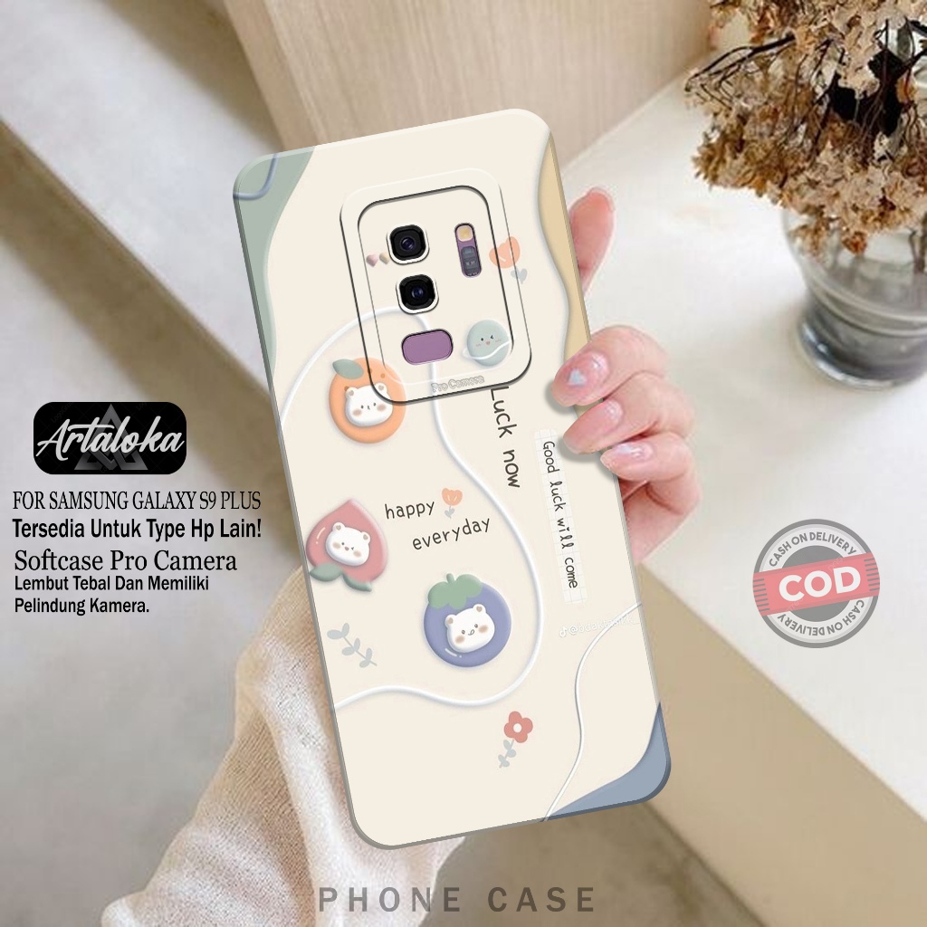 Softcase Hp Samsung Galaxy S9 Plus Fashion Case Kartun Case Samsung Galaxy S9 Plus Silikon TPU Pro C