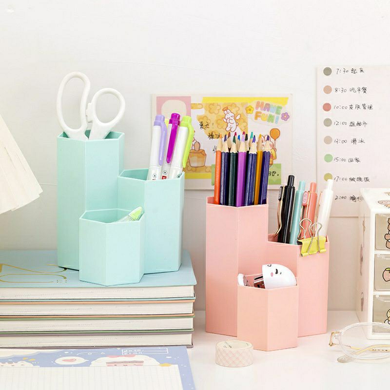 

Kotak Pensil Organizer 3 Layer Tempat Pensil 3 Slot 3 in 1