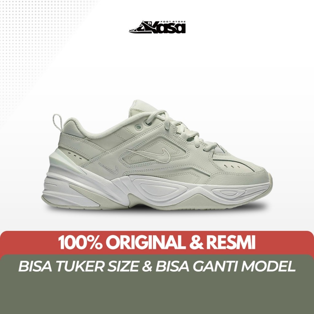 Sepatu Olahraga Wanita Nike M2K Tekno Spruce Aura Sail Summit White