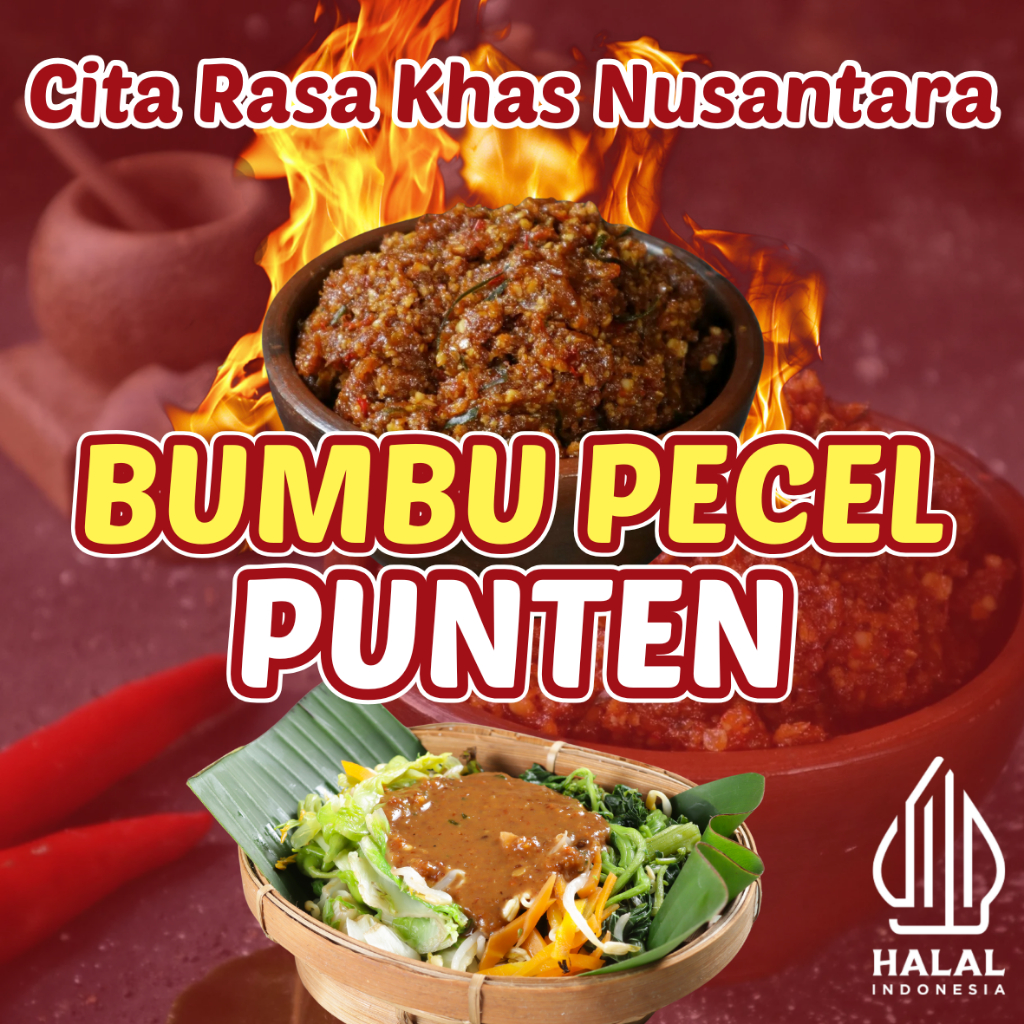 

Bumbu Pecel Punten terbuat dari Kacang Pilihan, Buatan Lokal dengan Cita Rasa Tinggi