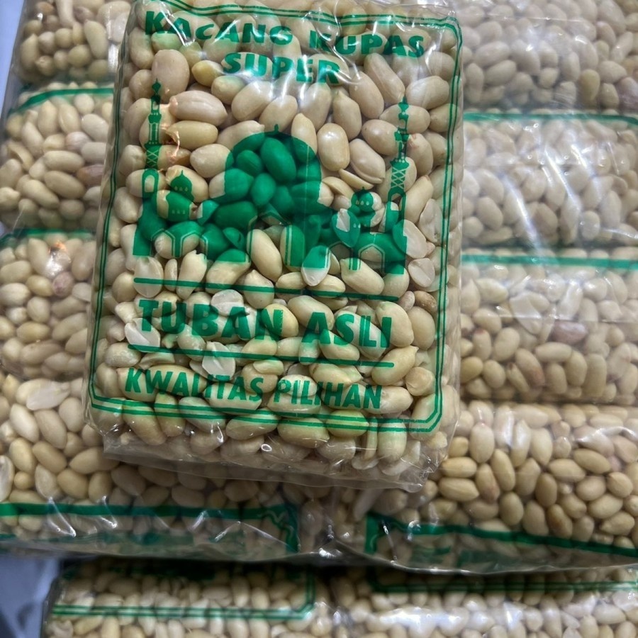 

Kacang Kupas Super asli tuban kemasan 380gr