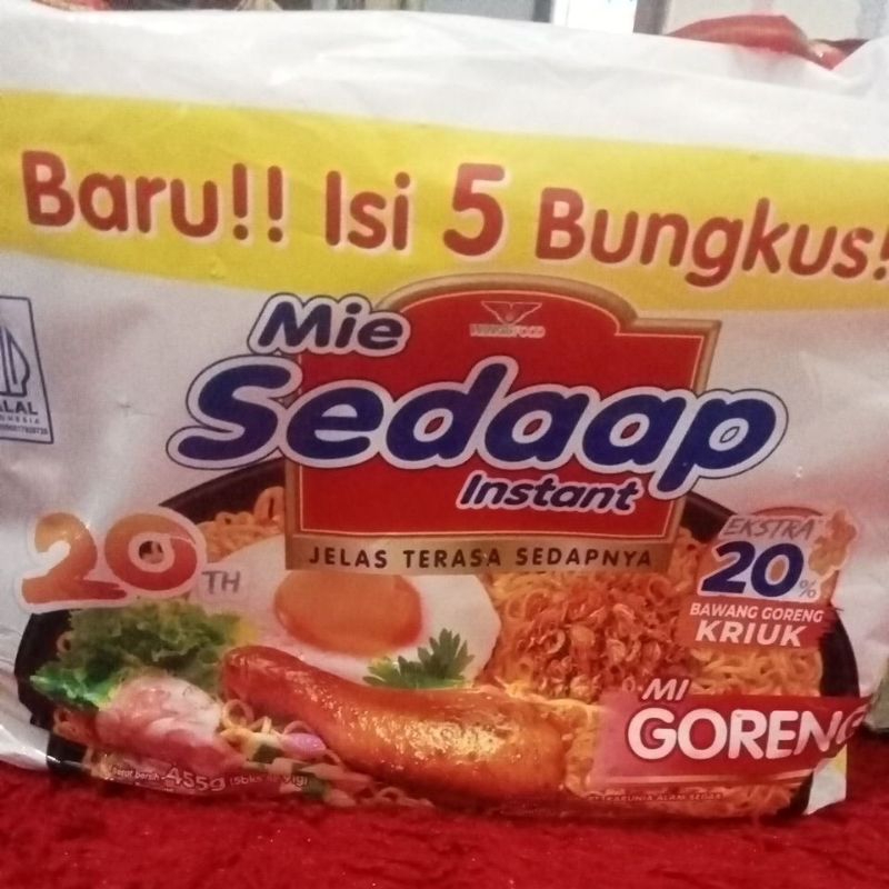 

mie sedaap goreng isi 5 bungkus