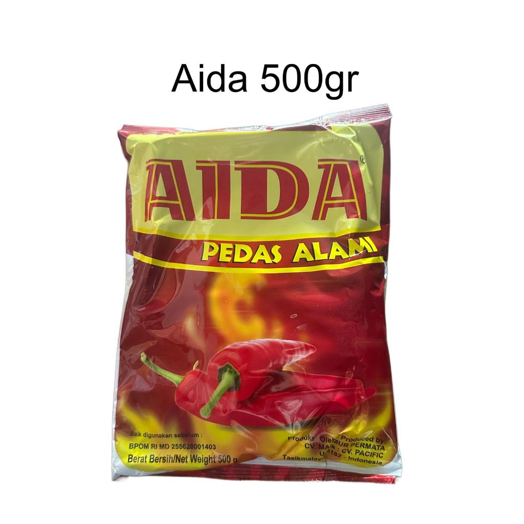 

Cabe Giling Bubuk Aida Pedas Alami 500 gram