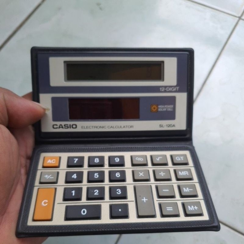 

kalkulator vintage casio lipat SL-120A