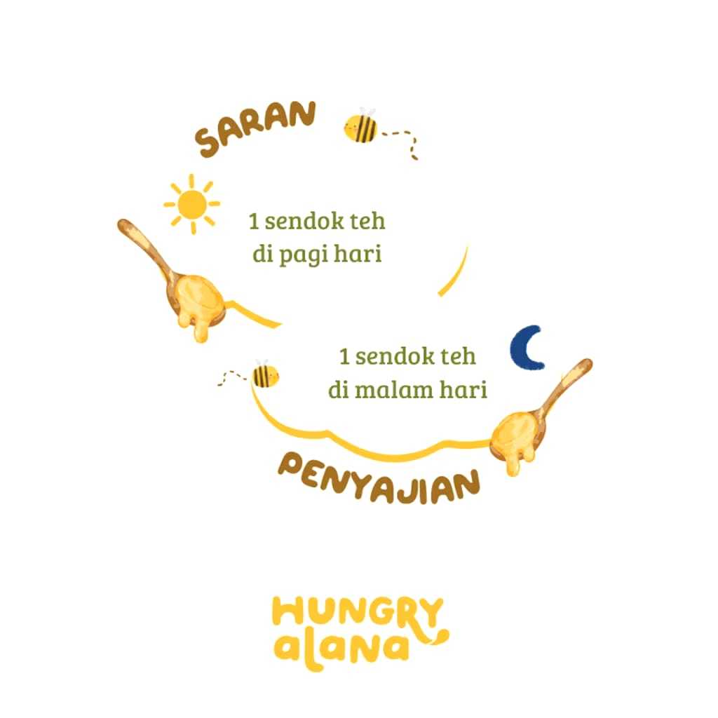 

READY STOCK HUNGRY ALANA Madu Murni Organik Anak Kids Honey 300gr