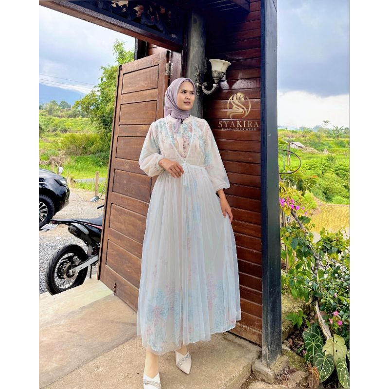 Dress Tile Outer Mewah 000840 Dress Kondangan lebaran