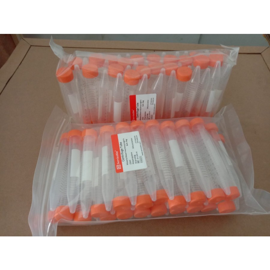 Centrifuge tubes/ falcon tubes 15ml sterile isi 50/Bag