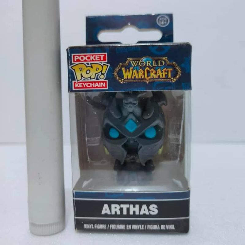 Mainan pop pocket keychainArthasWorld of warcraftFunko popgantungan kunciJJipJB#arthas #worldofwarcr